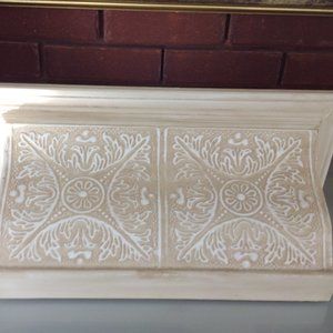 Adorable Cream & White Wall Shelf